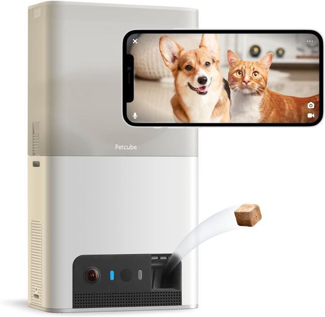 Interaktywna kamera dla zwierząt Petcube Bites 2 Lite z dozownikiem przysmaków Wi-Fi 1080p (0854592007387) - obraz 5