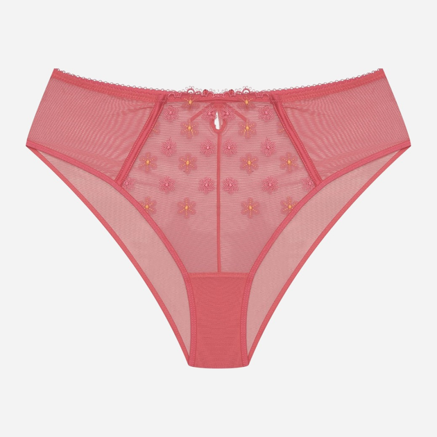 Majtki brazyliany damskie siateczkowe Esotiq Bloomy 42872-42X L Różowe (5903972553039) - obraz 6