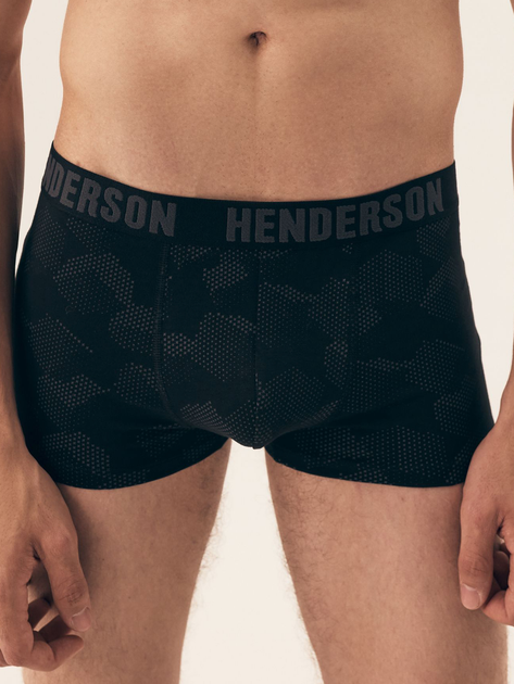 Набір трусів боксерів чоловічих бавовняних 5 шт Henderson Soul 43170-MLC L Чорний/Графітовий (5903972519264) - зображення 2