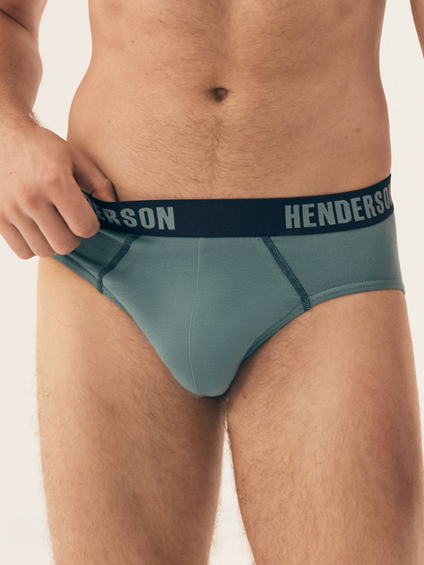 Набір трусів сліпів чоловічих бавовняних 3 шт Henderson Scope 43172-MLC 3XL Темно-синій/Зелений (5903972519080) - зображення 2