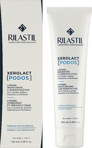 Зволожуючий та відлущуючий ліпогель для зони стоп та п'ят - Rilastil Xerolact Podos Lipogel 100ml (1136914-31161302) - зображення 2