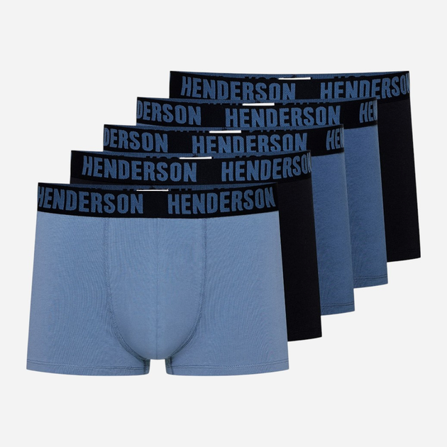 Набір трусів боксерів чоловічих бавовняних 5 шт Henderson Over 43179-MLC M Різнокольоровий (5903972519707) - зображення 1