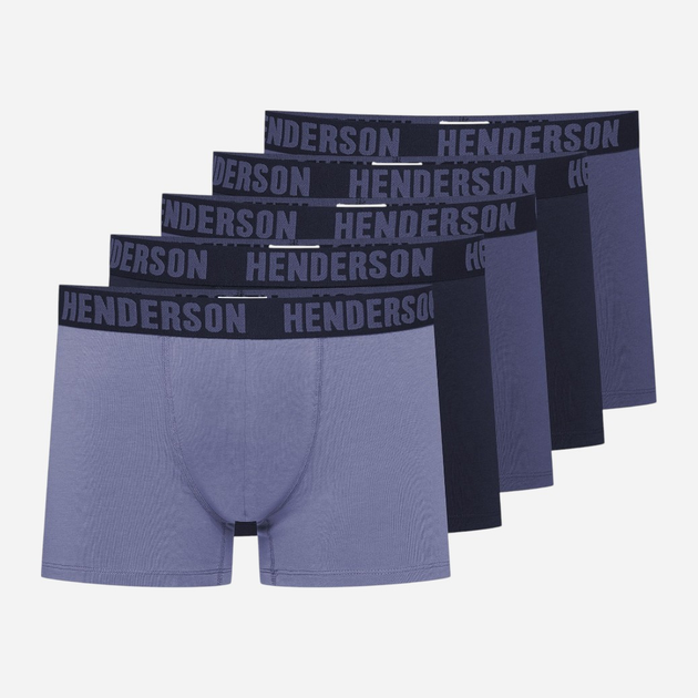 Набір трусів боксерів чоловічих бавовняних 5 шт Henderson Over 43180-MLC XL Різнокольоровий (5903972519875) - зображення 1