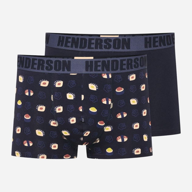 Zestaw majtek męskich typu bokserki 2 szt Henderson Sushi 42592-MLC M Granatowy (5903972379837) - obraz 1