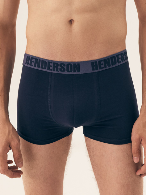Набір трусів боксерів чоловічих бавовняних 2 шт Henderson Sushi 42592-MLC 3XL Темно-синій (5903972379868) - зображення 2