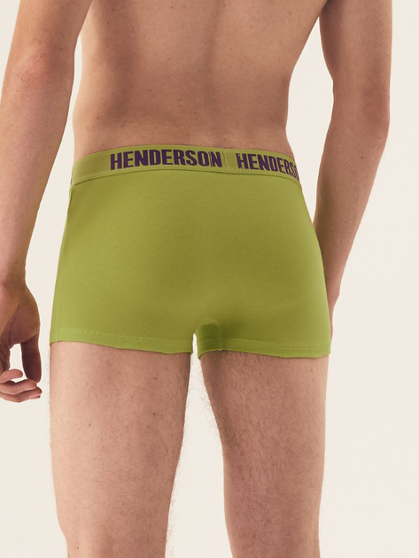 Набір трусів боксерів чоловічих бавовняних 3 шт Henderson Star 42594-MLC L Фіолетовий/Зелений/Рожевий (5903972380048) - зображення 3