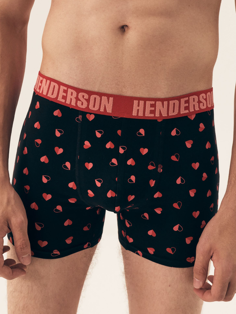 Набір трусів боксерів чоловічих бавовняних 2 шт Henderson Spot 42595-MLC 2XL Чорний (5903972380376) - зображення 2