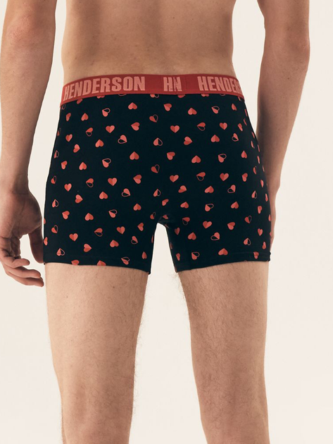 Набір трусів боксерів чоловічих бавовняних 2 шт Henderson Spot 42595-MLC 3XL Чорний (5903972380369) - зображення 3