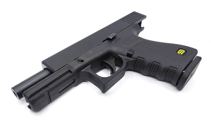Стартовый пистолет SUR G17-BRT black +магазин (Glock 17) + 50 холостых патронов - изображение 4