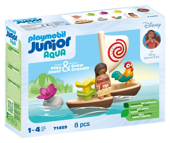 Конструктор Playmobil JUNIOR & Disney: Катамаран Моани 8 елементів (71459) (4008789714596) - зображення 1