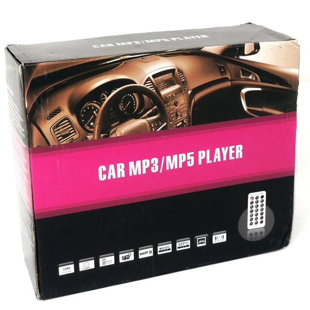 Автомагнітола відеомагнітола PN-702 Car MP3/MP5 Player чорна - изображение 4