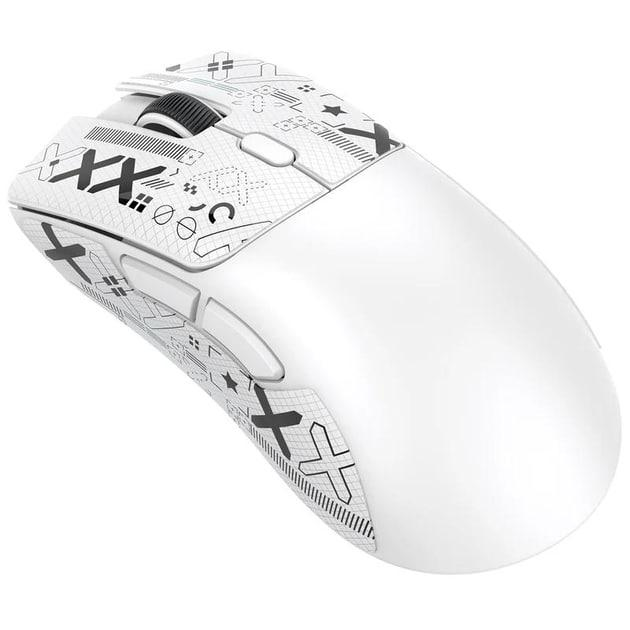 Беспроводная Игровая мышь Attack Shark R1 PAW3311 18000dpi + стикеры White - изображение 2