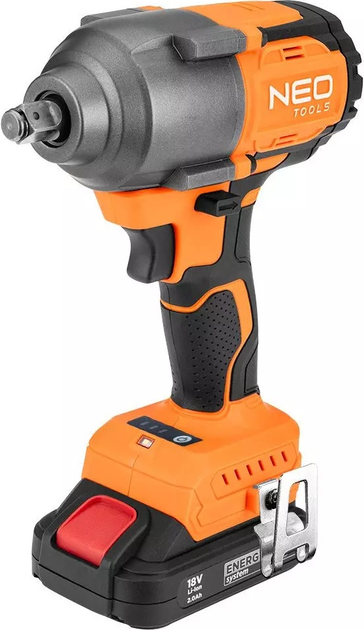 Klucz udarowy NEO Tools Energy+ 18 V 850 Nm 04-608 bez akumulatora i ładowarki (5907558410761) - obraz 3