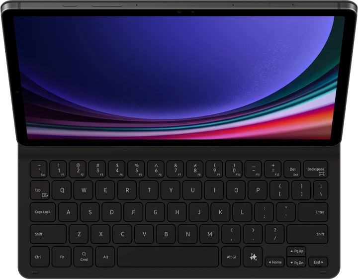 Чохол-клавіатура Samsung Book Cover Keyboard Slim - AI Key для Samsung Galaxy Tab S10 FE з кріпленням для стилуса S Pen Black (EF-DX720BBEGUA) - зображення 8