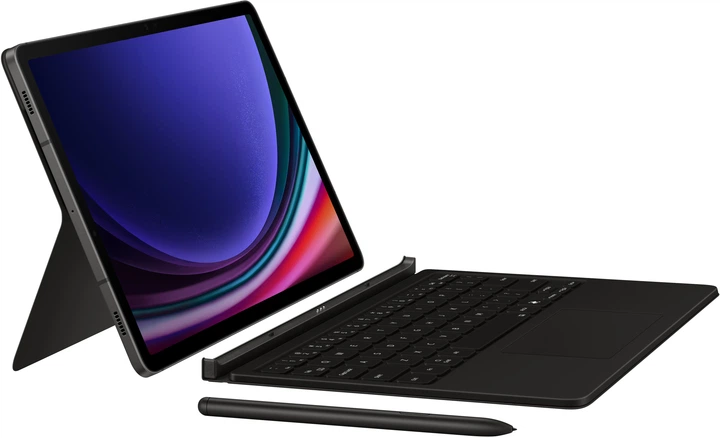 Чохол-клавіатура Samsung Book Cover Keyboard - AI Key для Samsung Galaxy Tab S10 FE з кріпленням для стилуса S Pen Black (EF-DX725BBEGUA) - зображення 4