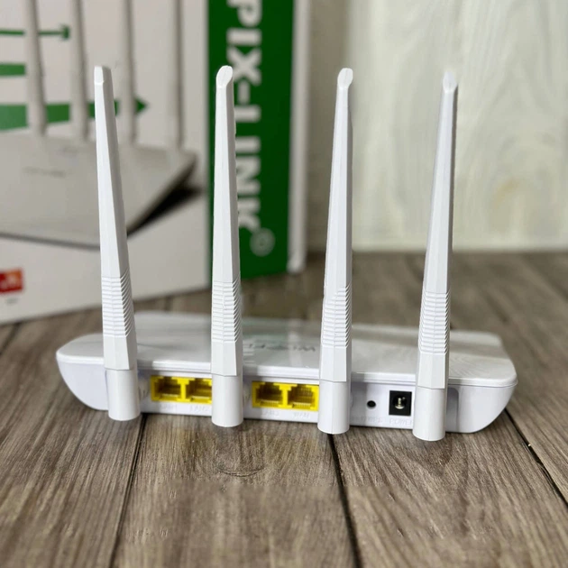 Маршрутизатор WI-FI роутер 4 антенны PIX-LINK LV-WR21Q White (17610) - Фото 6 Маршрутизатор WI-FI роутер 4 антенны PIX-LINK LV-WR21Q White (17610) - изображение 6