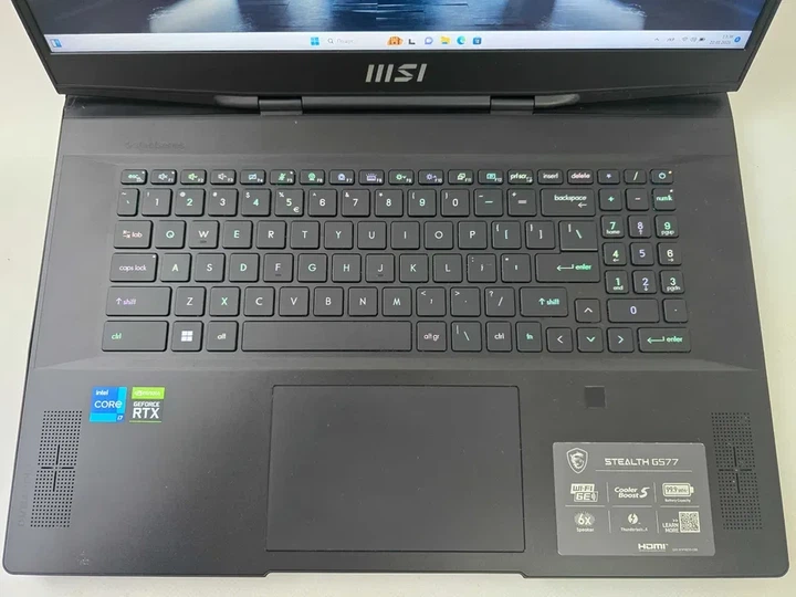 Ноутбук MSI GE77 STEALTH 12UE I7 12700H/RTX 3060/RAM 16GB/SSD 512GB/144Hz Б\В - зображення 4