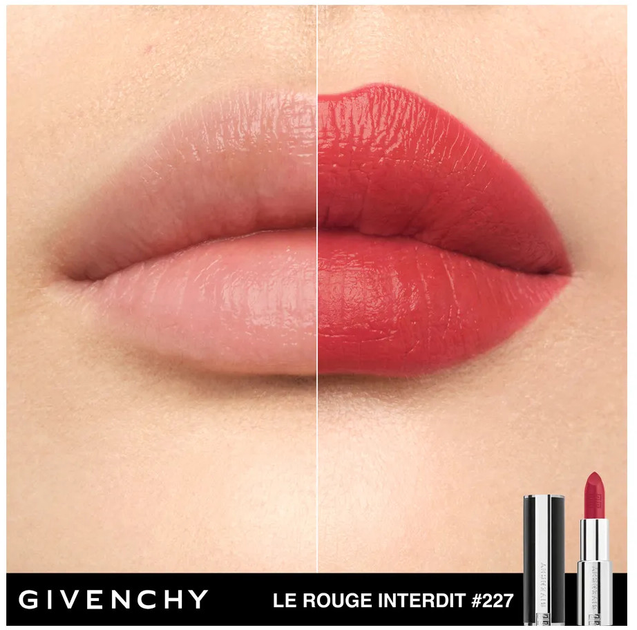 Pomadka do ust Givenchy Le Rouge Interdit 227 Rouge Infuse 3.4 g (3274872442863) - obraz 3