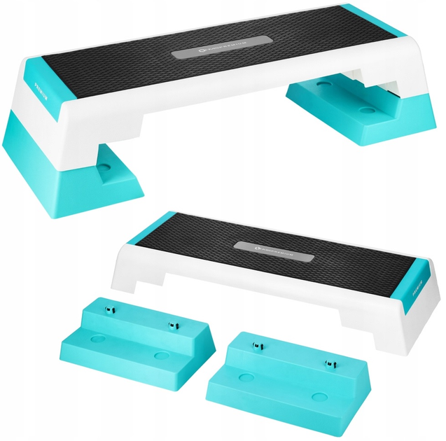 Степ для аеробіки HMS AS007 White/Mint (17-44-025) (5907695598162) - зображення 2