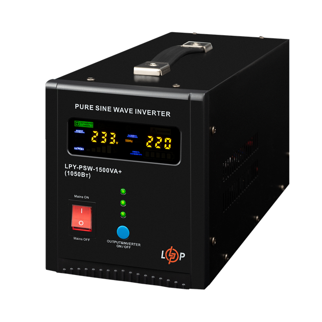 ИБП LogicPower LPY-PSW-1500VA+ (1050Вт) 10A/20A с правильной синусоидой 24V - Фото 2 ИБП LogicPower LPY-PSW-1500VA+ (1050Вт) 10A/20A с правильной синусоидой 24V - изображение 2
