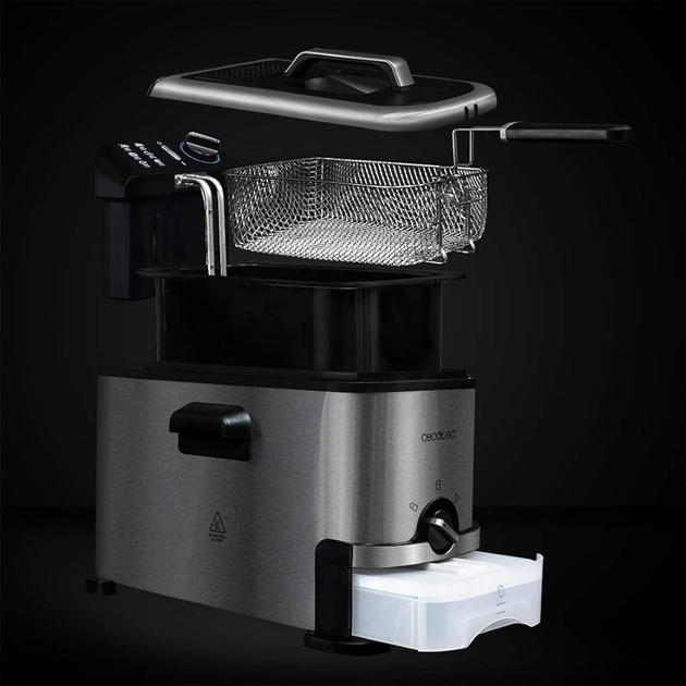 Frytkownica Cecotec CleanFry 3000 ProFilter (CLEANFRY INFINITY 3000 PROFILTER) - obraz 3