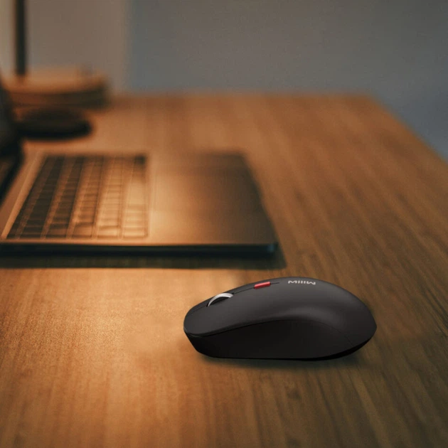 Миша Xiaomi MiiiW Wireless/Bluetooth Mouse Black (MW23M22 Black) - зображення 3