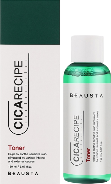 Тонер для обличчя Beausta CicaRecipe 150 мл (8809577461649) - зображення 2