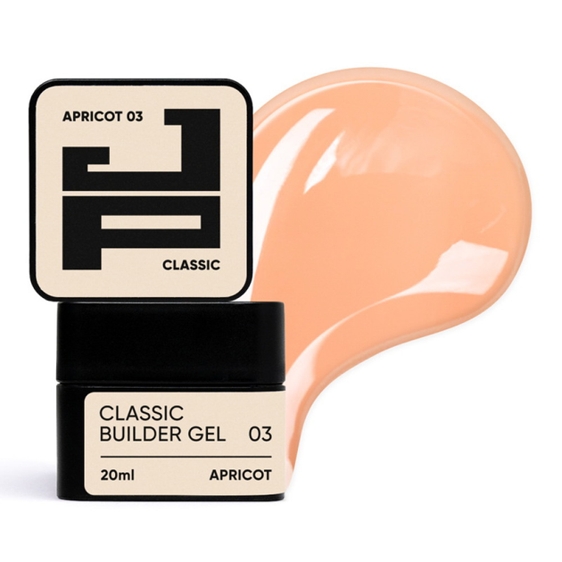 Гель для моделювання нігтів (персиковий) Jerden Proff Classic Builder Gel №03 Apricot 20 мл - Фото 1 Гель для моделювання нігтів (персиковий) Jerden Proff Classic Builder Gel №03 Apricot 20 мл - зображення 1