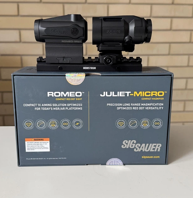 Комплект коллиматор SIG SAUER Romeo-MSR Gen II + JULIET5 Magnifier