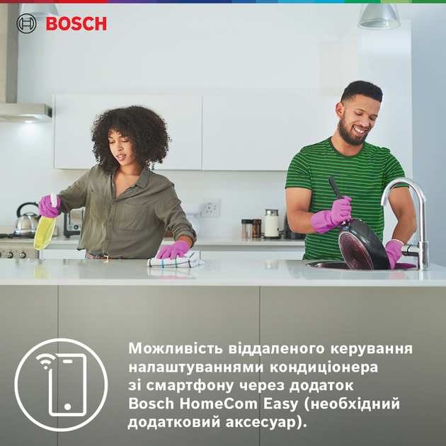 Кондиціонер Bosch CL3200i RAC 2,6 kW + Кронштейн (кріплення) для кондиціонера Acc Electrics AE-001 (1286113590471) у подарунок! - зображення 11