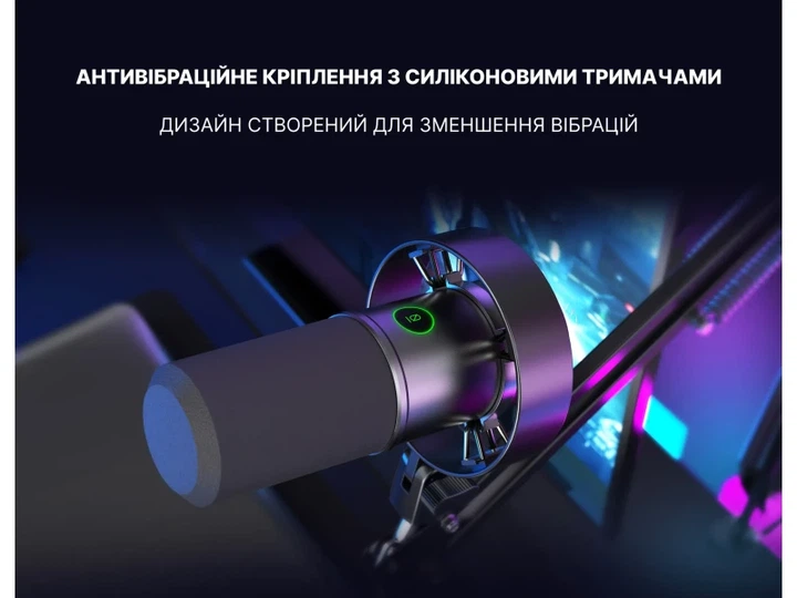Мікрофон студійний/ для ПК Fifine K688 Black - изображение 6