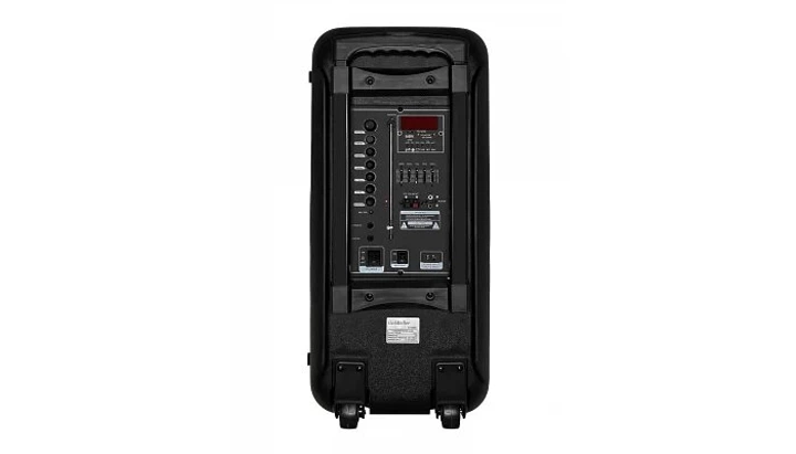 Колонка Goldteller GT 6067 с двумя микрофонами караоке Bluetooth чемодан акустика плеер - изображение 2