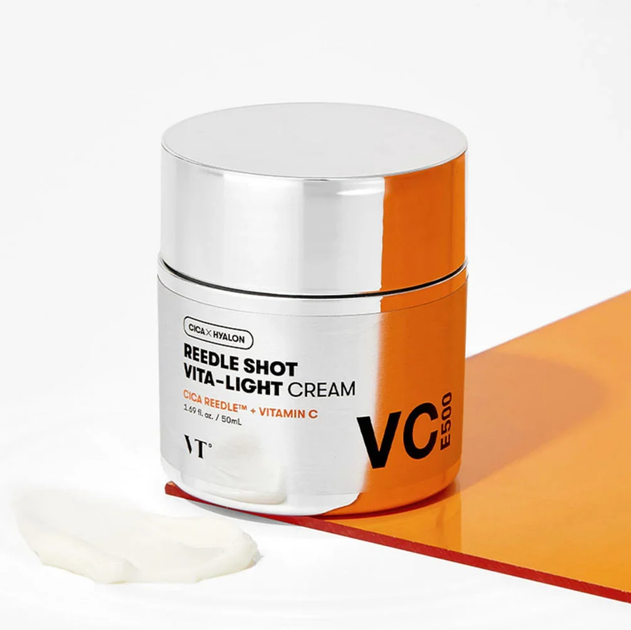 Крем для обличчя проти зморшок Vt Cosmetics Reedle Shot Vita-Light освітлюючий 50 мл (8803463004637) - зображення 4