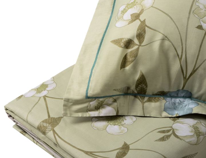 Комплект постільної білизни SOHO Євро Elle Flower Olive Grey (A130211) - Фото 5 Комплект постільної білизни SOHO Євро Elle Flower Olive Grey (A130211) - зображення 5