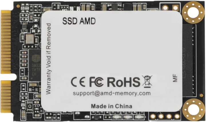 SSD диск AMD Radeon R3 128GB mSATA SATA III 3D NAND TLC (R3MS0128G5) - зображення 1