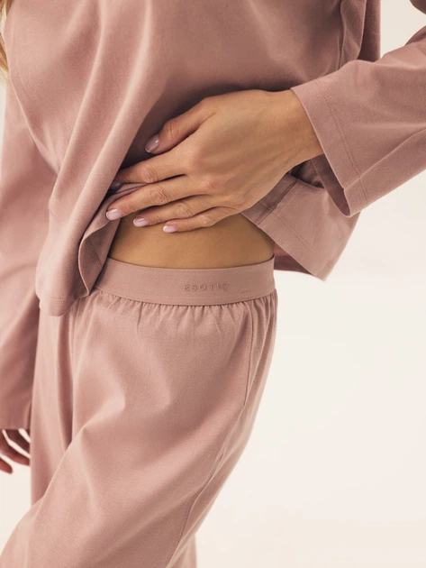 Піжамні штани жіночі бавовняні Esotiq Ruthie 42650-39X M Рожеві (5903972504109) - зображення 4