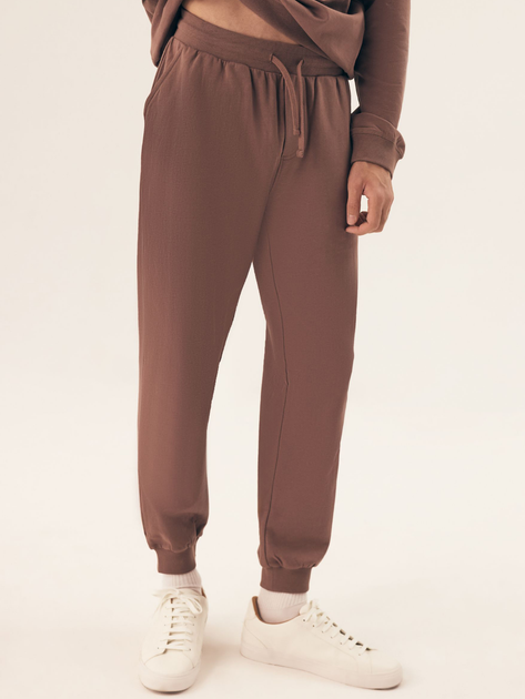 Spodnie od piżamy męskie bawełniane Henderson Outside 42823-84X XL Brązowe - obraz 1