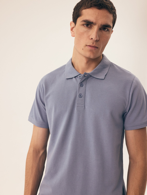 Koszulka polo męska Henderson Mile 43025-50X 2XL Niebieska - obraz 4