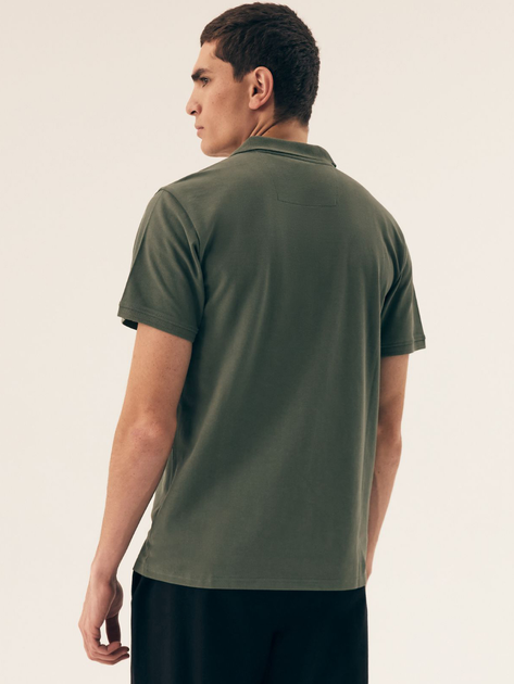 Поло довге чоловіче Henderson Mile 43025-87X 3XL Зелене (5903972391266) - зображення 2