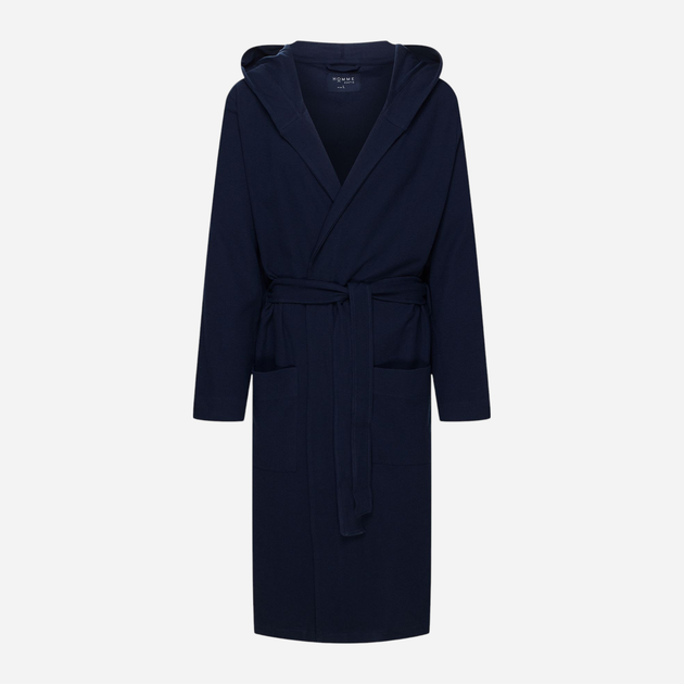 Халат чоловічий бавовняний з капюшоном Esotiq Homme Stellar 44051-59X L Темно-синій (5903972605745) - зображення 7