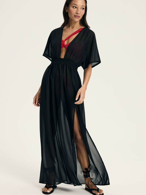 Плаття пляжне жіноче Esotiq Amalfi 42424-99X L/XL Чорне (5903972500194) - зображення 3