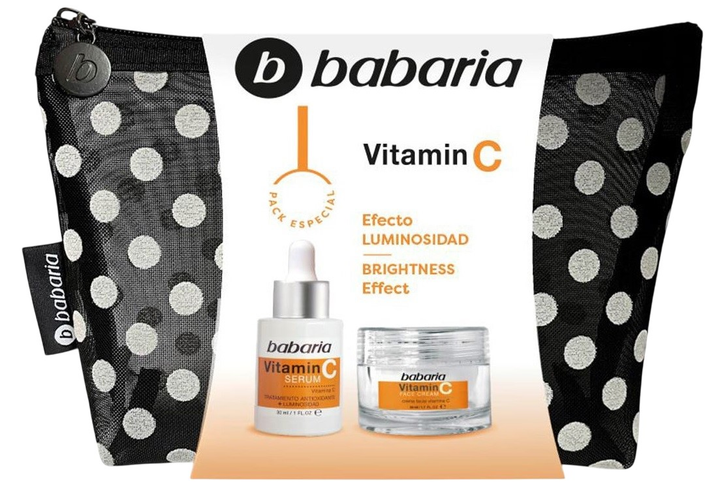 Набір по догляду за обличчям Babaria Vitamin C Крем 50 мл + Сироватка 30 мл (8410412607025) - зображення 1