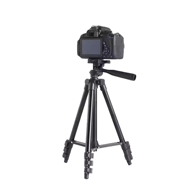 Напольный штатив для фотоаппарата 1.4 м тринога для смартфона телескопическая подставка для видеосъемки (SP167) - изображение 4