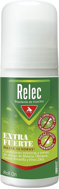 Репелент від комах Relec Extra Fuerte роликовий 50 мл (8470002121256) - зображення 1