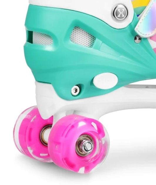 Роликові ковзани Abisal NILS EXTREME Rainbow LED розм. Л (39-42) NQ0187 (5907695565768) - зображення 4