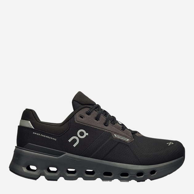 Buty do biegania męskie z membraną On Running Cloudrunner 2 Waterproof 3ME10152130 42 (8.5US) Czarne - obraz 1