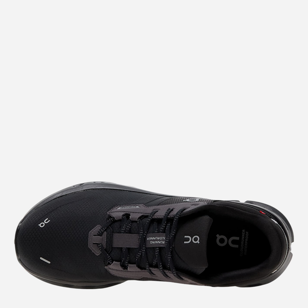 Чоловічі кросівки для бігу з мембраною On Running Cloudrunner 2 Waterproof 3ME10152130 40.5 (7.5US) Чорні (7630867896008) - зображення 4