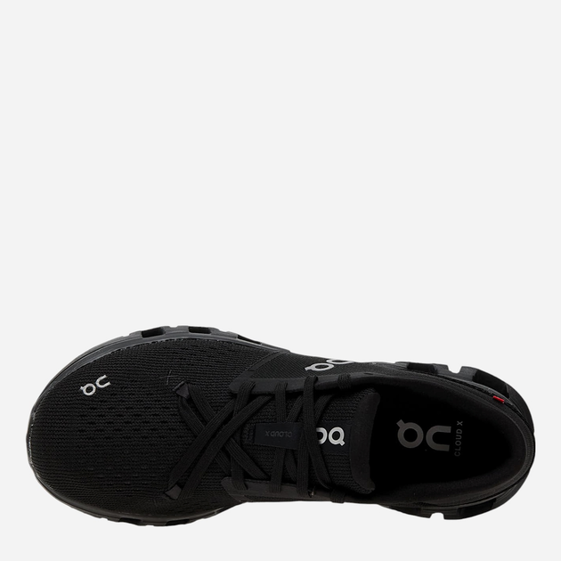 Buty do biegania męskie On Running Cloud X 4 3ME30040106 42.5 (9US) Czarne - obraz 4