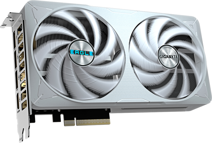 Karta graficzna Gigabyte PCI-Ex GeForce RTX 5060 Ti EAGLE OC ICE 16G 16GB GDDR7 (128bit) (2617/28000) (HDMI, 3 x DisplayPort) (GV-N506TEAGLEOC ICE-16GD) - obraz 2