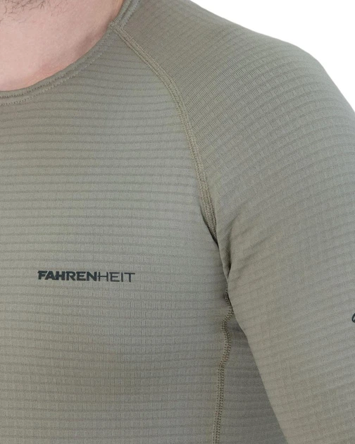 Термобілизна Fahrenheit Реглан Polartec Power GRID ZIP ( на блискавці) L2 khaki (M/R, Хакі),FAPG07506 M - Фото 5 Термобілизна Fahrenheit Реглан Polartec Power GRID ZIP ( на блискавці) L2 khaki (M/R, Хакі),FAPG07506 M - зображення 5